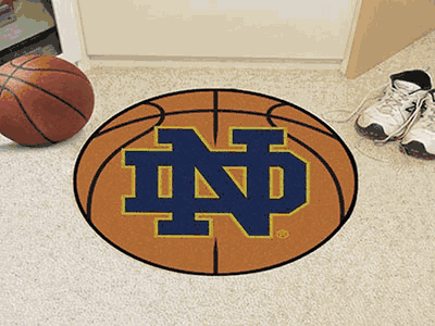 Notre Dame University Basketball Rug
