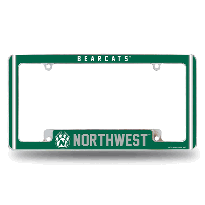 NW Missouri State Bearcats Classic Chrome Auto License Plate Frame