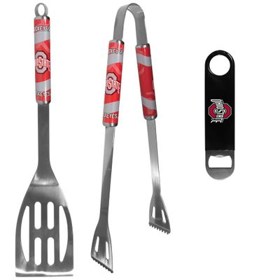 Ohio St. Buckeyes 2 pc BBQ Set and Bottle Opener