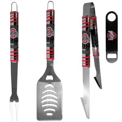 Ohio St. Buckeyes 3 pc BBQ Set and Bottle Opener