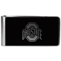 Ohio St. Buckeyes Black and Steel Money Clip Ohio St. Buckeyes Black and Steel Money Clip