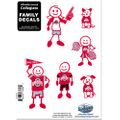 Ohio St. Buckeyes Family Decal Set Small