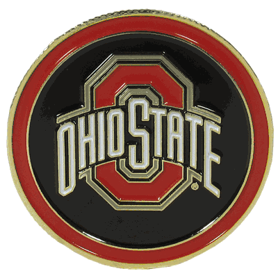 Ohio St. Buckeyes Golf Ball Marker, Logo