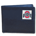 Ohio St. Buckeyes Leather Bi-fold Wallet Packaged in Gift Box Ohio St. Buckeyes Leather Bi-fold Wallet Packaged in Gift Box