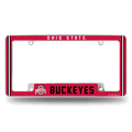 Ohio State Buckeyes Alternate Chrome Automotive License Plate Frame Ohio State Buckeyes Alternate Chrome Automotive License Plate Frame