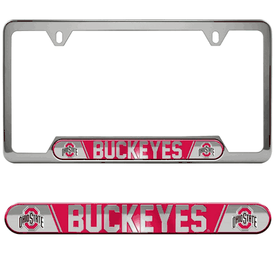 Ohio State Buckeyes Embossed License Plate Frame
