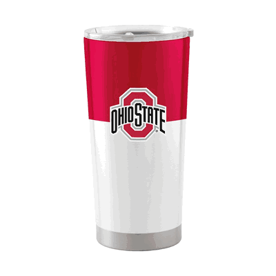 Ohio State Colorblock 20oz Stainless Tumbler
