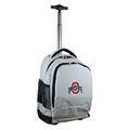 Ohio State University Buckeyes Wheeled Premium Backpack - Gray Ohio State University Buckeyes Wheeled Premium Backpack - Gray