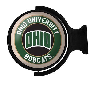 Ohio University Bobcats Rotating LED Team Spirit Wall Sign-Secondary Logo