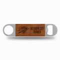 Oklahoma City Thunder Brown Laser Engraved Bar Blade