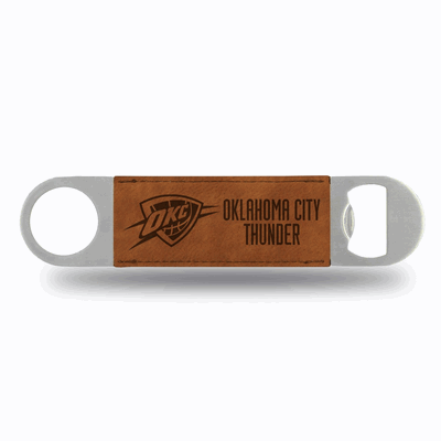 Oklahoma City Thunder Brown Laser Engraved Bar Blade