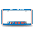 Oklahoma City Thunder Classic Chrome Automotive License Plate Frame