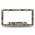 Oklahoma City Thunder Mossy Oak Chrome Automotive License Plate Frame