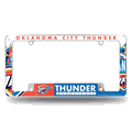 Oklahoma City Thunder Primary Chrome Automotive License Plate Frame