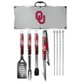 Oklahoma Sooners 8 pc Tailgater BBQ Set Oklahoma Sooners 8 pc Tailgater BBQ Set