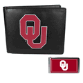 Oklahoma Sooners Bi-fold Wallet & Color Money Clip Oklahoma Sooners Bi-fold Wallet & Color Money Clip