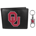 Oklahoma Sooners Bi-fold Wallet & Valet Key Chain Oklahoma Sooners Bi-fold Wallet & Valet Key Chain
