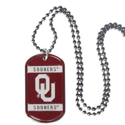 Oklahoma Sooners Tag Necklace