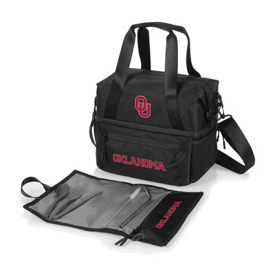 Oklahoma Sooners - Tarana Recycled Lunch Bag Cooler with Utensils