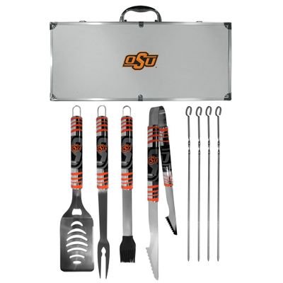 Oklahoma St. Cowboys 8 pc Tailgater BBQ Set