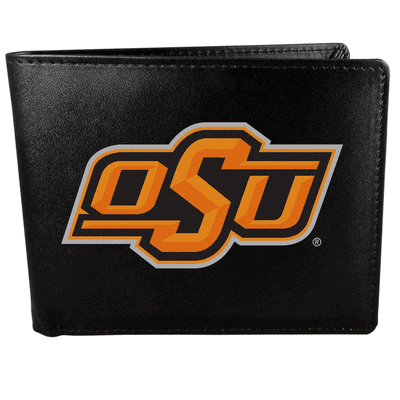 Oklahoma St. Cowboys Bi-fold Wallet Large Logo