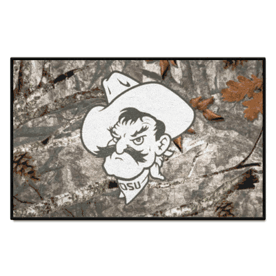 Oklahoma State Cowboys Camo Starter Mat Accent Rug