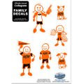 Oklahoma State Cowboys Family Decal Set - Small