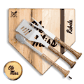 Ole Miss 17 Inch Silver Slugger Grill Tool Set Ole Miss 17 Inch Silver Slugger Grill Tool Set
