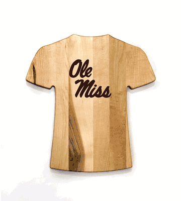Ole Miss Jersey Style Cutting Board