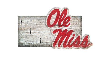 Ole Miss Key Holder - 6x12