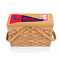 Ole Miss Rebels - Poppy Personal Picnic Basket Ole Miss Rebels - Poppy Personal Picnic Basket