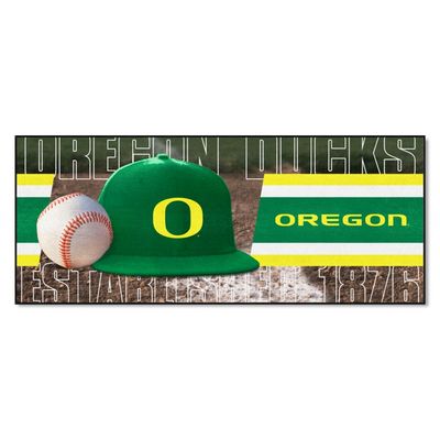 Oregon Ducks Baseball Runner Rug
