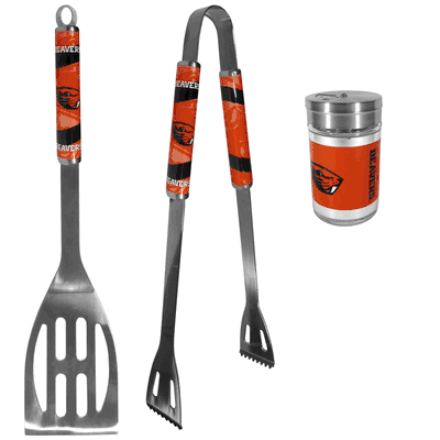 Oregon St. Beavers BBQ Set with Seasoning Shaker