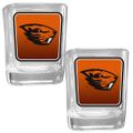 Oregon St. Beavers Square Glass Shot Glass Set