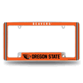 Oregon State Beavers Classic Chrome Automotive License Plate Frame Oregon State Beavers Classic Chrome Automotive License Plate Frame