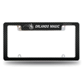 Orlando Magic Black 12"x 6" Chrome Auto License Plate Frame