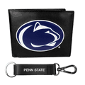Penn St. Nittany Lions Bi-fold Wallet & Strap Key Chain