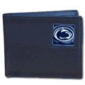 Penn St. Nittany Lions Leather Bi-fold Wallet Packaged in Gift Box