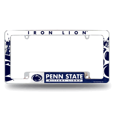 Penn State Nittany Lions - PSU Primary Chrome Auto License Plate Frame