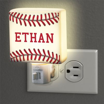 Personalized Baseball Night Light