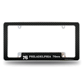 Philadelphia 76ers Black Chrome Automotive License Plate Frame Philadelphia 76ers Black Chrome Automotive License Plate Frame