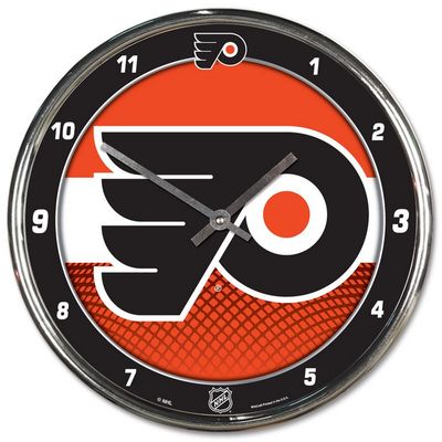 Philadelphia Flyers Chrome Round Wall Clock