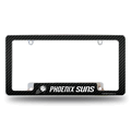 Phoenix Suns Black 12" x 6" Chrome Automotive License Plate Frame