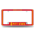 Pittsburg State Gorillas Classic Chrome Automotive License Plate Frame