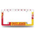 Pittsburg State Gorillas Primary Chrome Automotive License Plate Frame