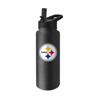 Pittsburgh Steelers 34oz Logo Quencher Water Bottle