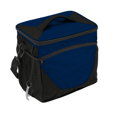 Plain Navy 24 Can Cooler
