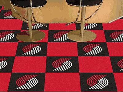 Portland Trail Blazers Carpet Tiles