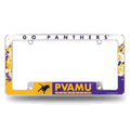 Prairie View A&M Panthers Primary Chrome Auto License Plate Frame