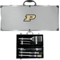 Purdue Boilermakers 8 pc Stainless Steel BBQ Set w/Metal Case Purdue Boilermakers 8 pc Stainless Steel BBQ Set w/Metal Case